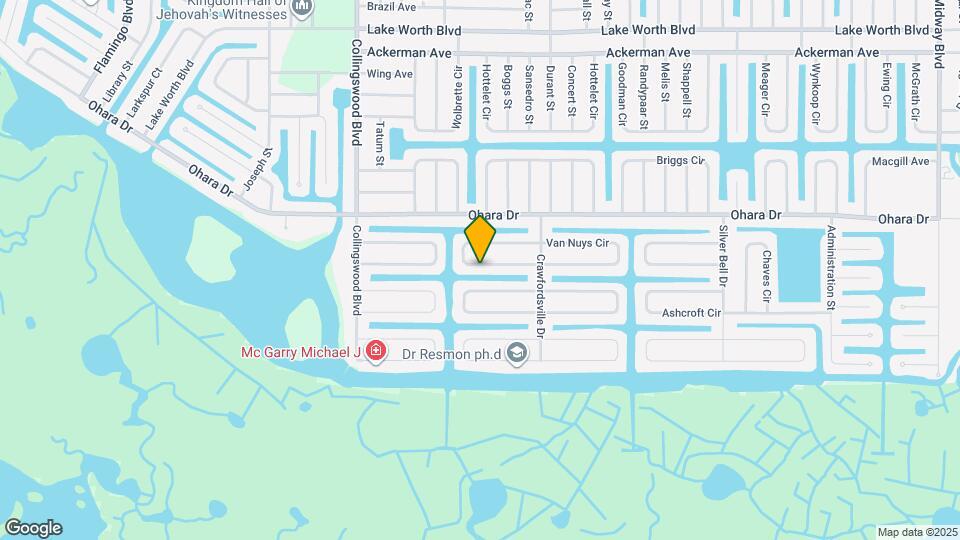 18406 Van Nuys Cir Map and Location Details