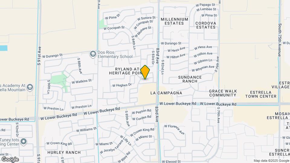 8338 W Hughes Dr Mapa y Detalles de la Ubicación