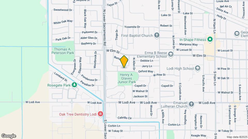 2307 Oxford Way Map and Location Details