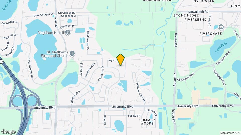 10624 Sandridge Ct Mapa y Detalles de la Ubicación