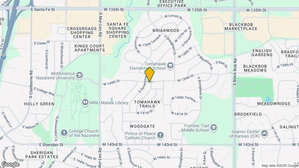 13900 S Raintree Dr Map and Location Details