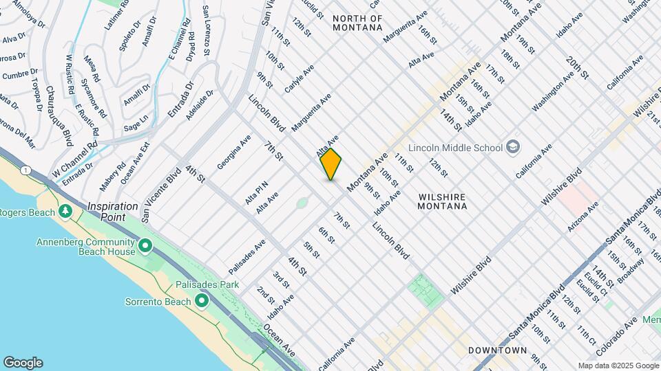 714 Lincoln Blvd Map and Location Details