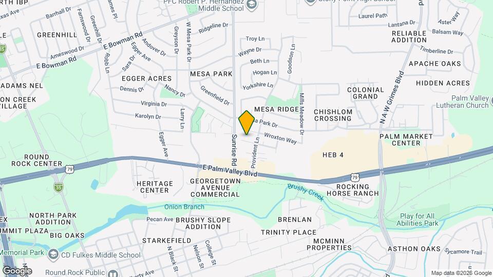 1206 Westcott Dr Map and Location Details