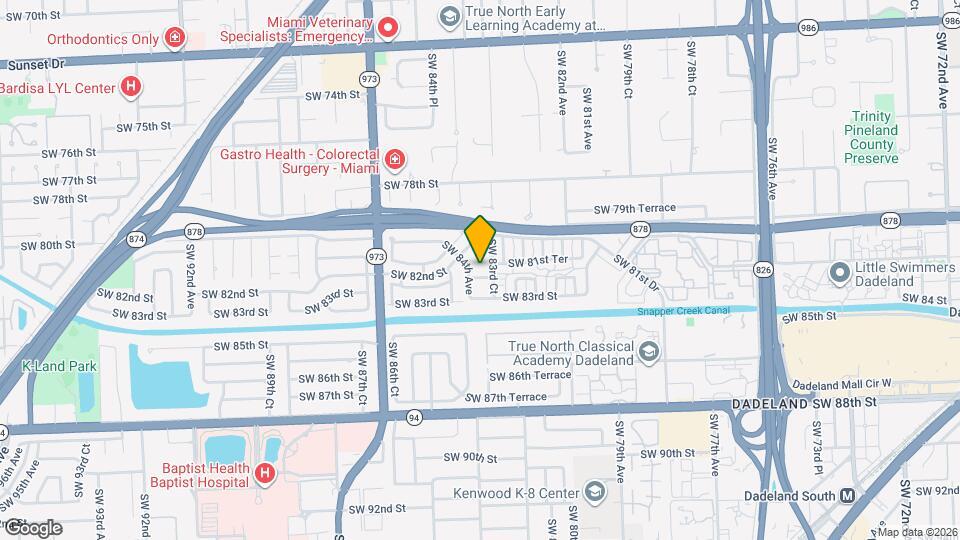 8345 SW 82nd Terrace Mapa y Detalles de la Ubicación