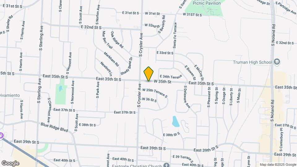 1219 W 35th St Map and Location Details