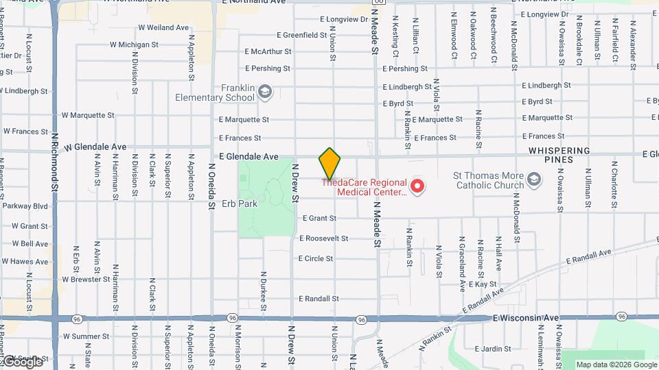 1823 N Union St Map and Location Details