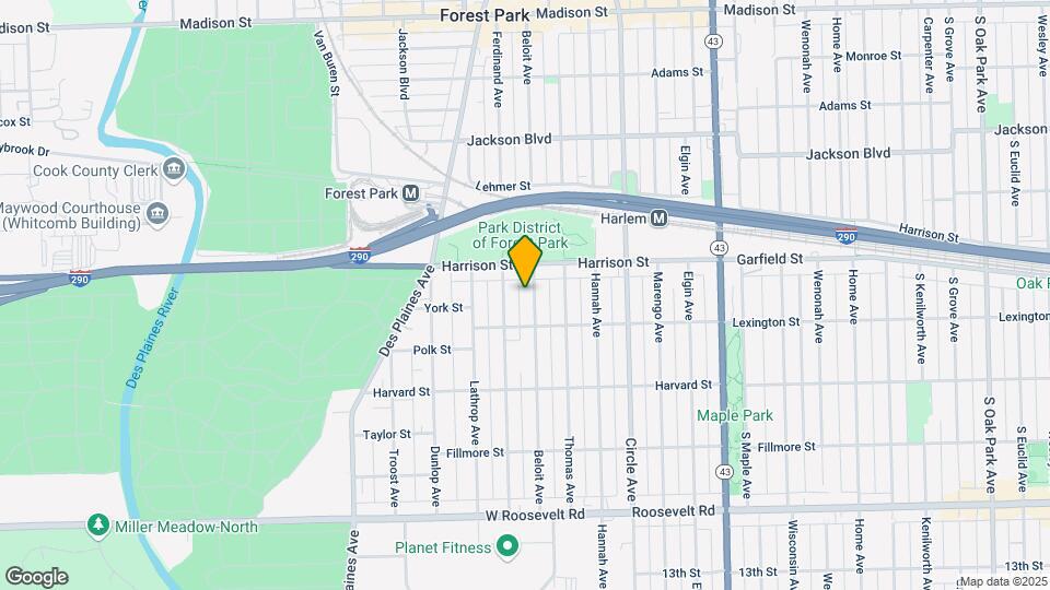 825 Beloit Ave Map and Location Details