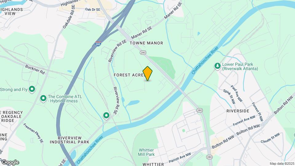 2412 Elmwood Cir SE Map and Location Details