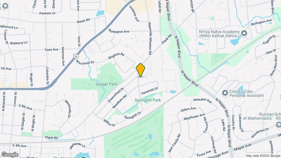 880 Springhill Cir Map and Location Details