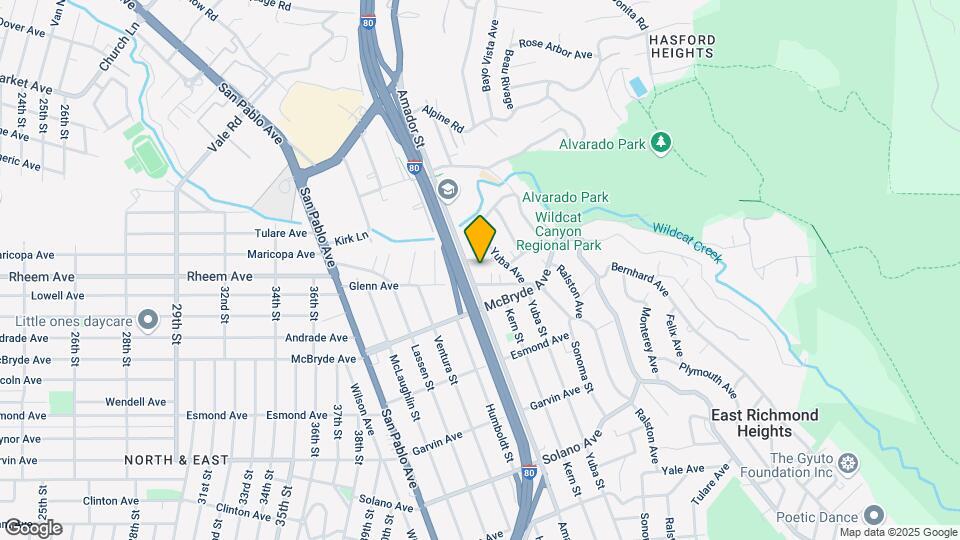 5430 Shasta Ave Map and Location Details