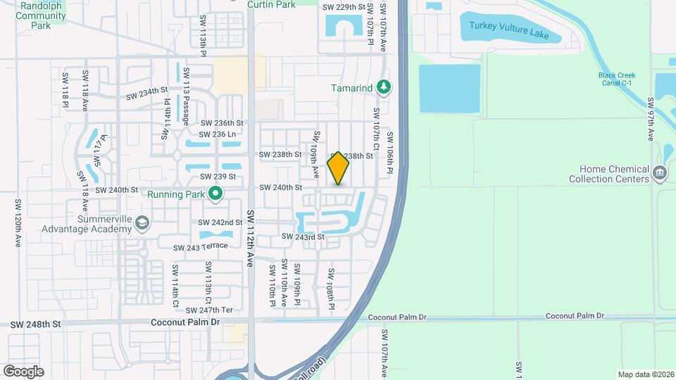 10824 SW 240th St Map and Location Details