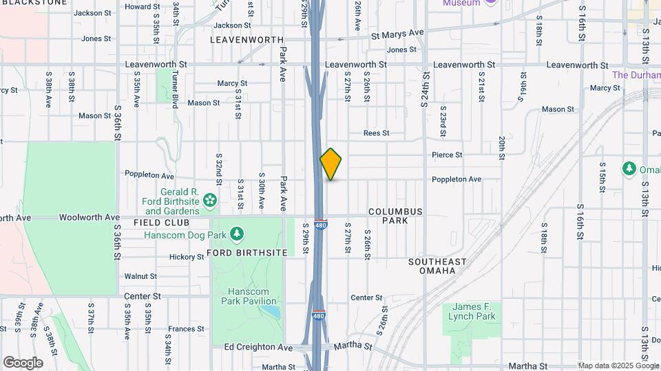 1301 S 28th St Map and Location Details