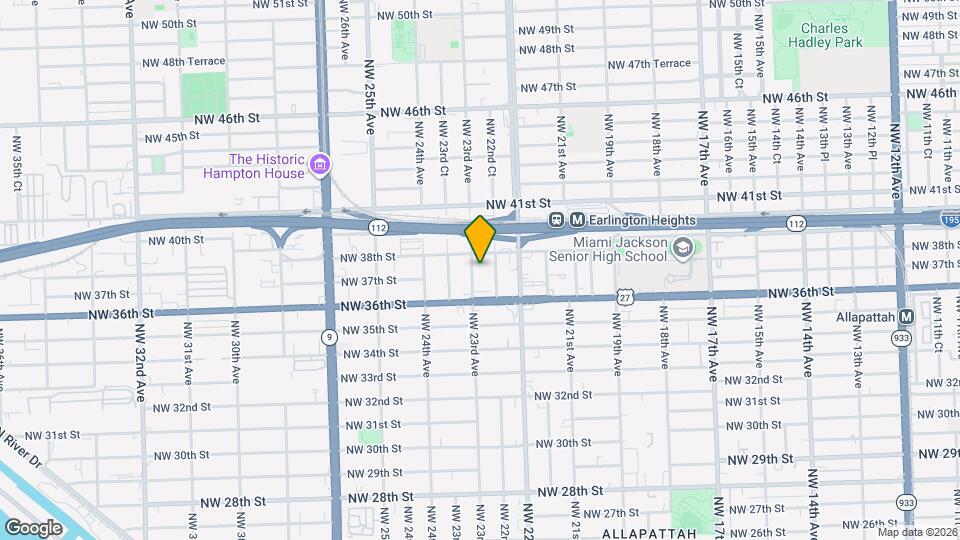 3725 NW 23rd Ave Mapa y Detalles de la Ubicación