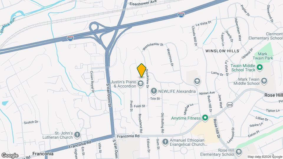 5901 Brookland Rd Map and Location Details