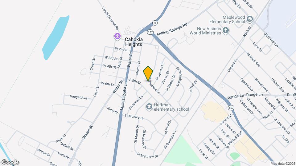 400 St Thomas Ln Map and Location Details