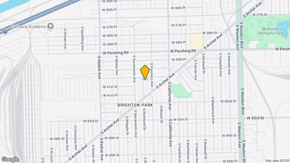 4045 S Richmond St Map and Location Details