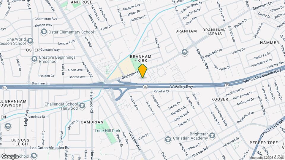 1688 Branham Park Pl Map and Location Details