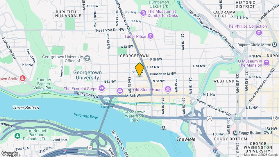 3239 N St NW Map and Location Details