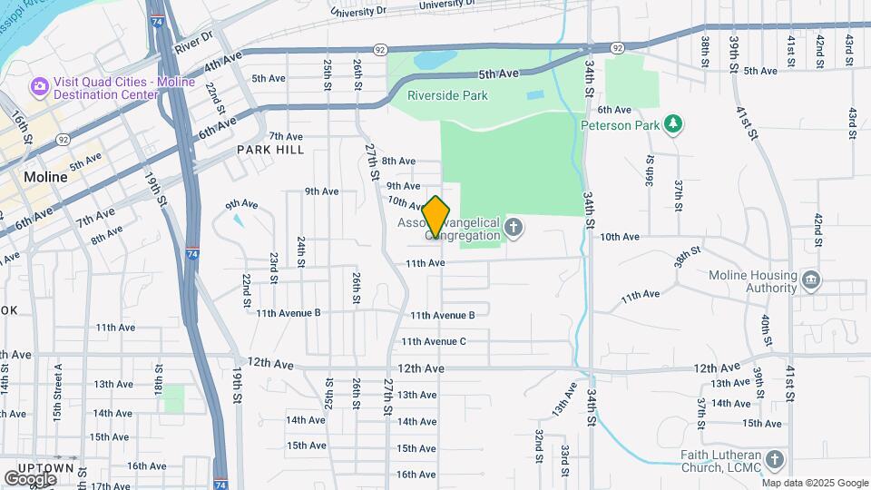 1045 29th St Map and Location Details