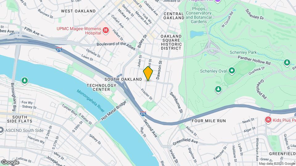 3232 Ward St Map and Location Details