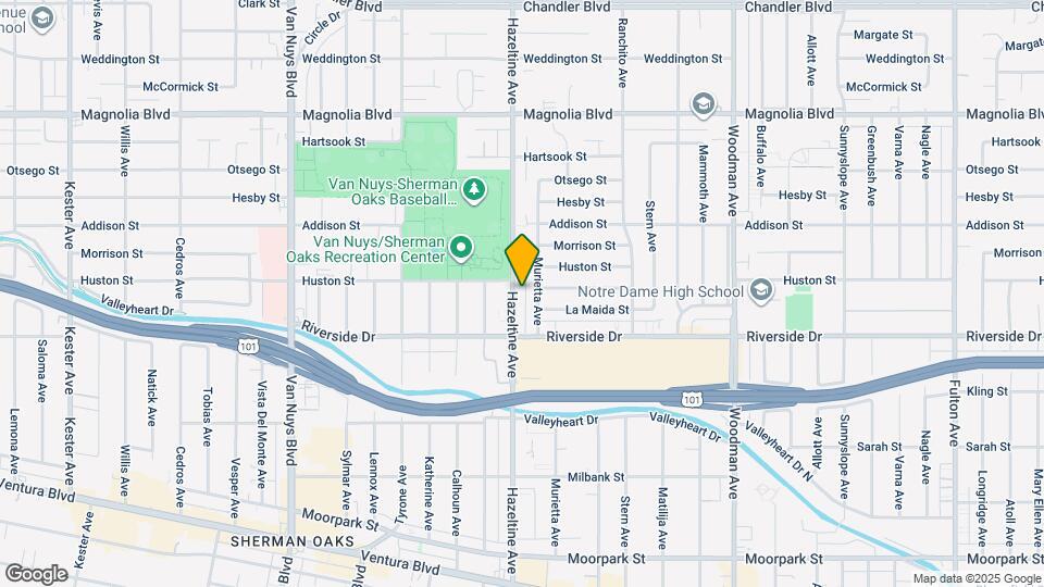 4846 Hazeltine Ave Map and Location Details