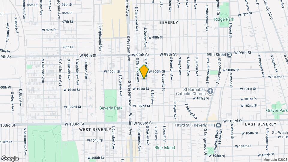 10028 S Oakley Ave, Unit 2 Map and Location Details