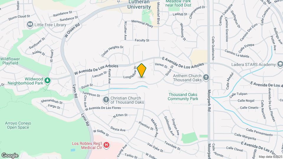 2525 Sirius St, Unit #B Map and Location Details