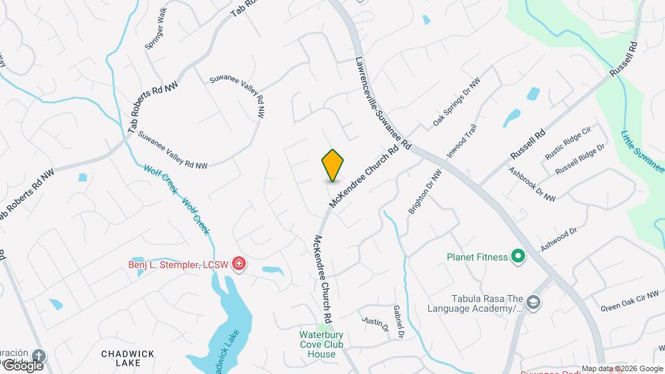 1523 Hayden Mill Way Map and Location Details