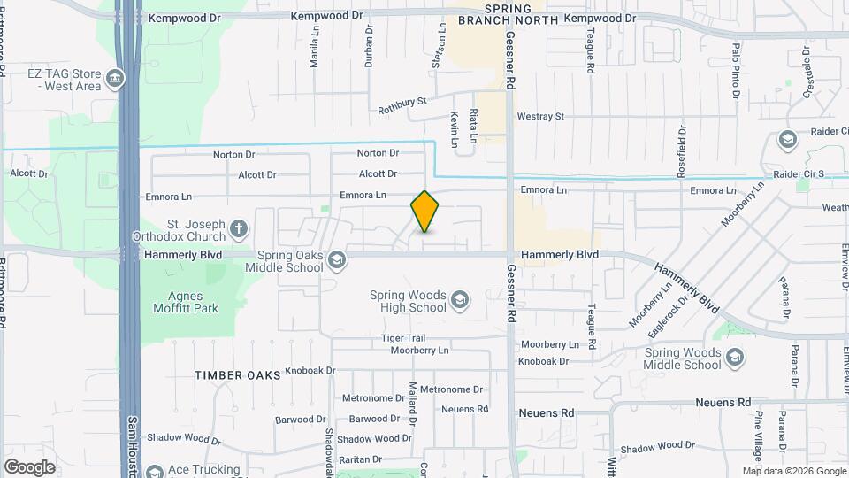 10458 Hammerly Blvd Map and Location Details