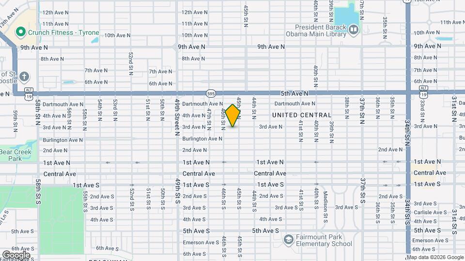 4526 3rd Ave N Map and Location Details