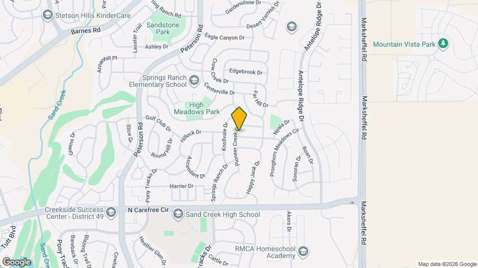 4211 Pioneer Creek Dr Map and Location Details