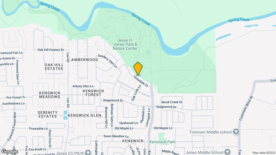 8406 Vistadale Dr Map and Location Details