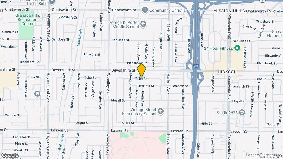 15950 Tuba St Map and Location Details