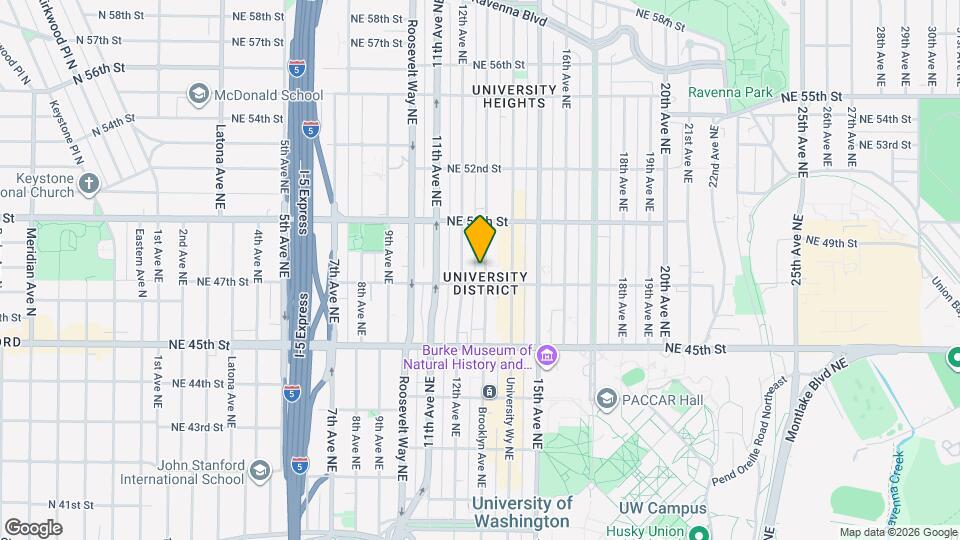 4713 Brooklyn Ave NE Map and Location Details