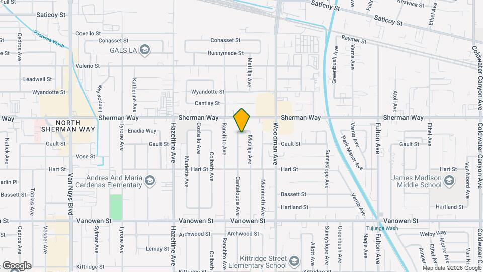 7114 Cantaloupe Ave Map and Location Details