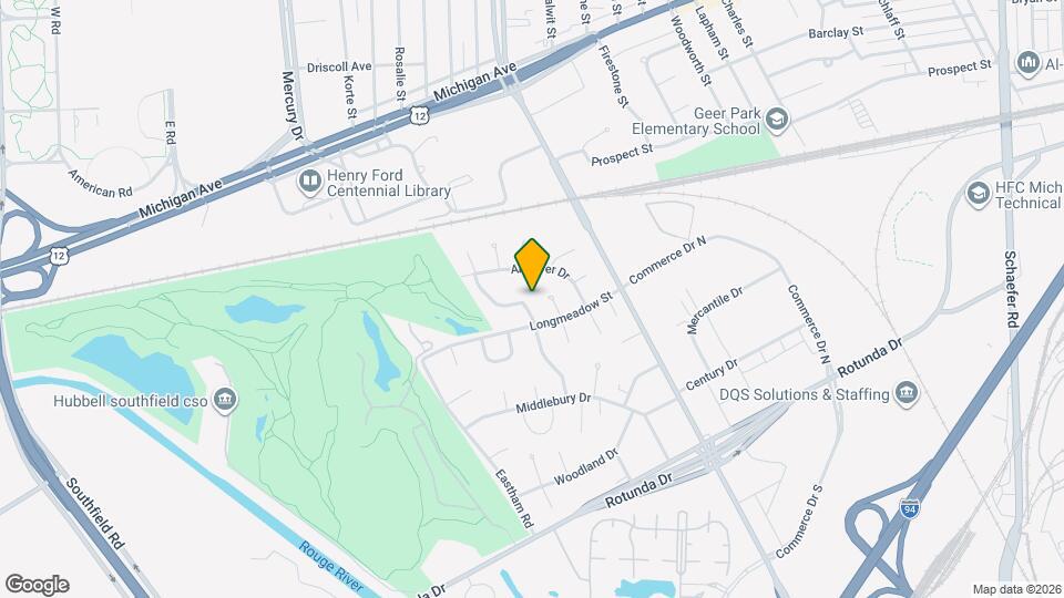 3746 Brewster St Map and Location Details