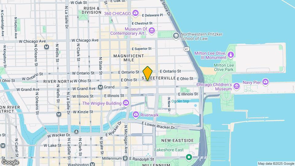 211 E Ohio St Map and Location Details