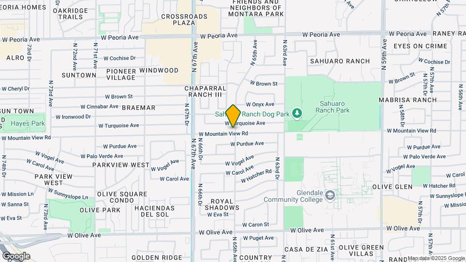 6504 W Mountain View Rd Map and Location Details