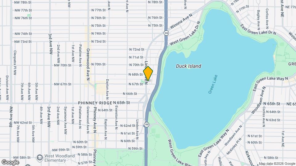 6702 Linden Ave N Map and Location Details