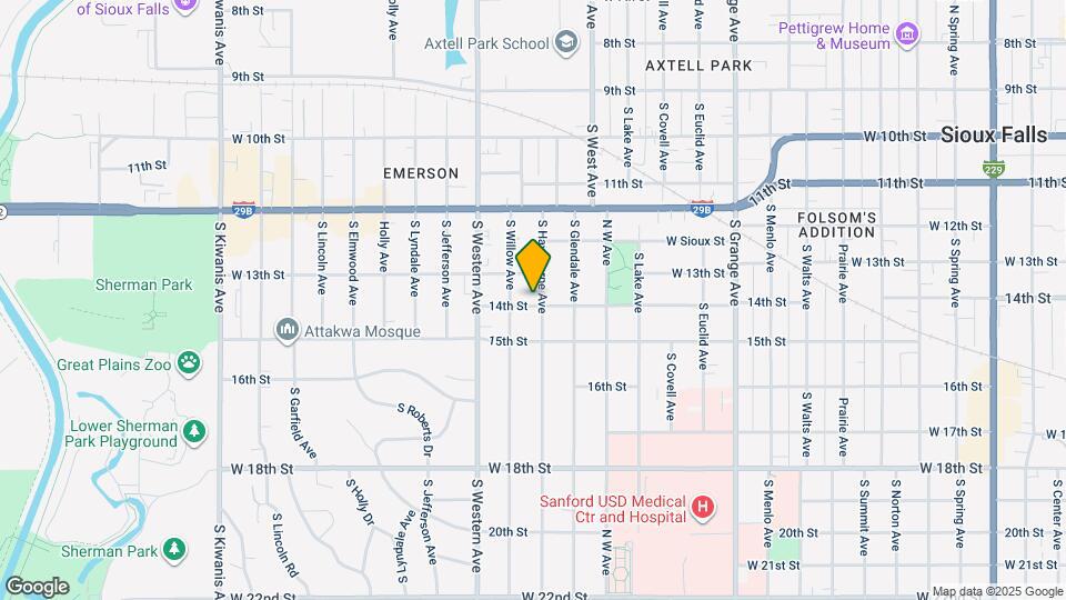 527 S Hawthorne Ave Mapa y Detalles de la Ubicación
