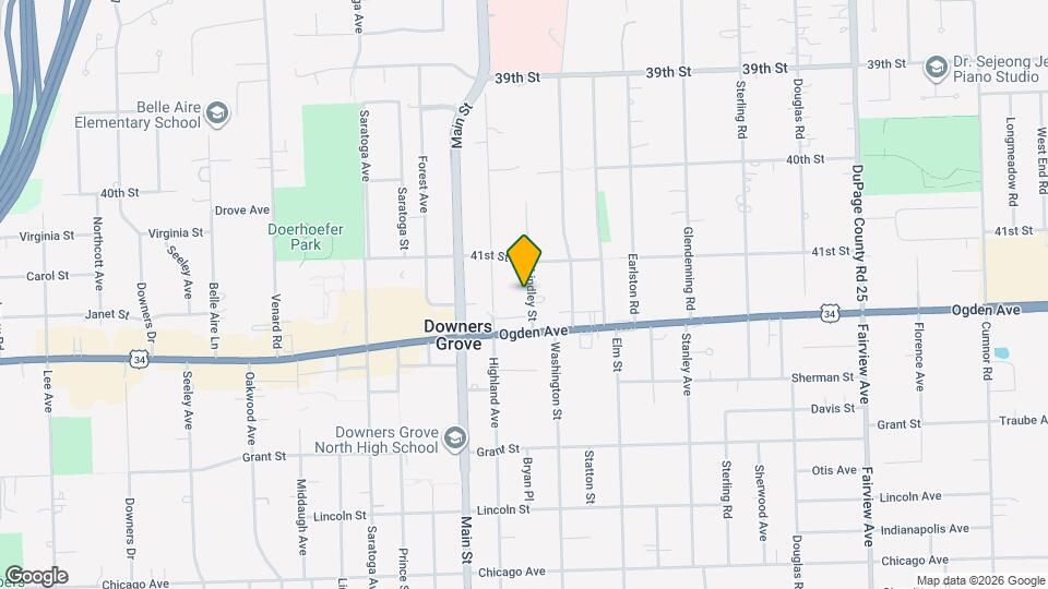 4230 Lindley St Map and Location Details