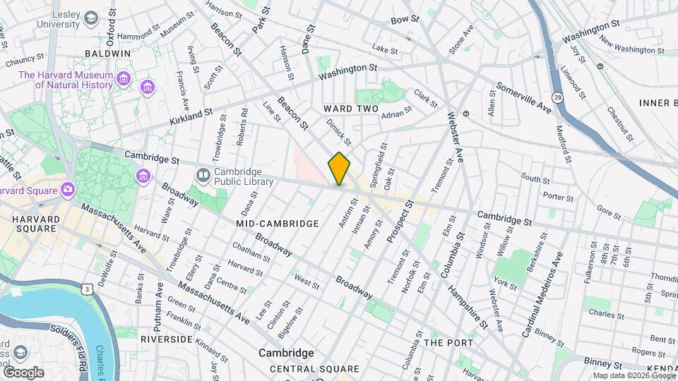 1438 Cambridge St Map and Location Details