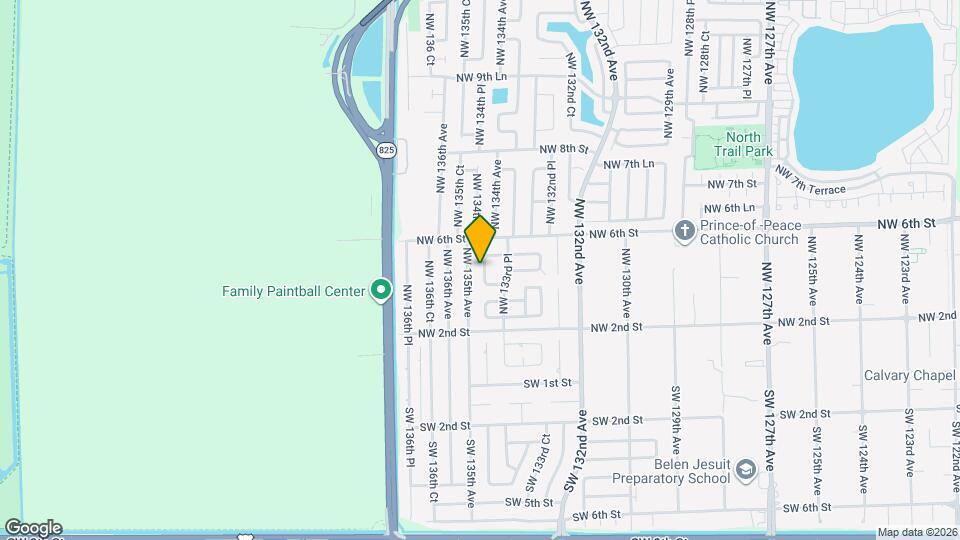 426 NW 134th Ct Map and Location Details