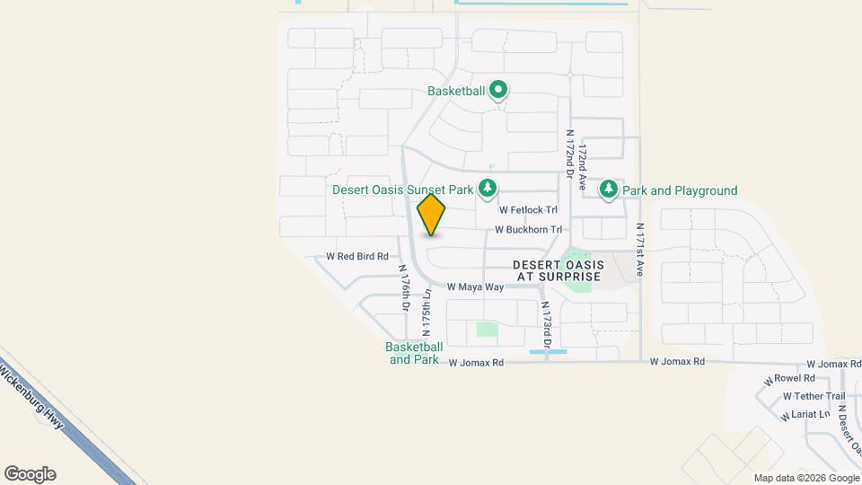 17576 W Bajada Rd Map and Location Details