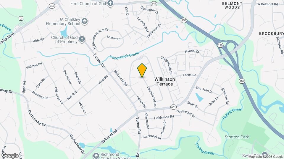 4020 Laurelwood Rd Map and Location Details