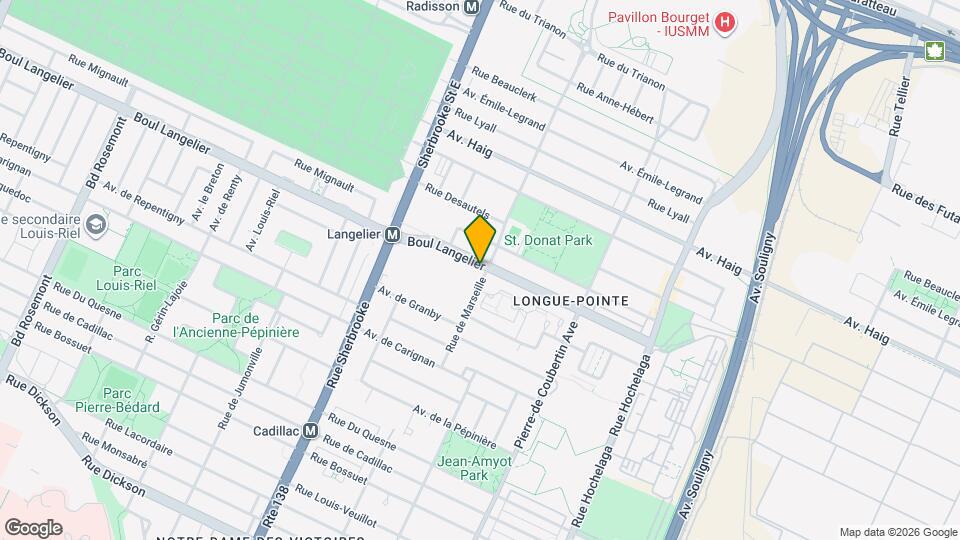 6645 De Marseille Rue Map and Location Details