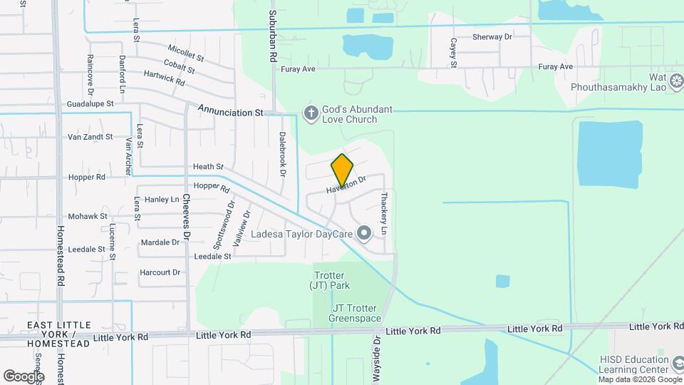 7106 Haverton Dr Map and Location Details