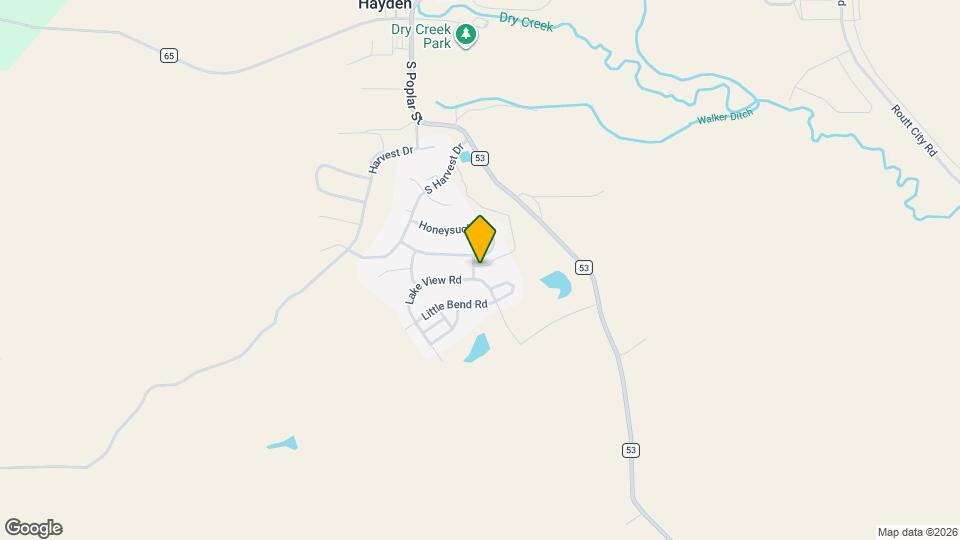 340 Lake View Rd Map and Location Details