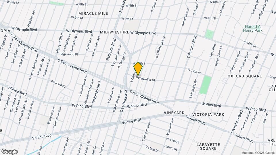 4911 Dockweiler St, Unit 4911 Map and Location Details