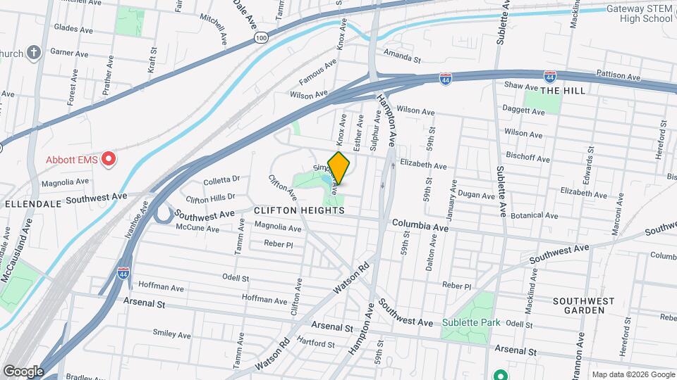 2420 Simpson Ave Map and Location Details